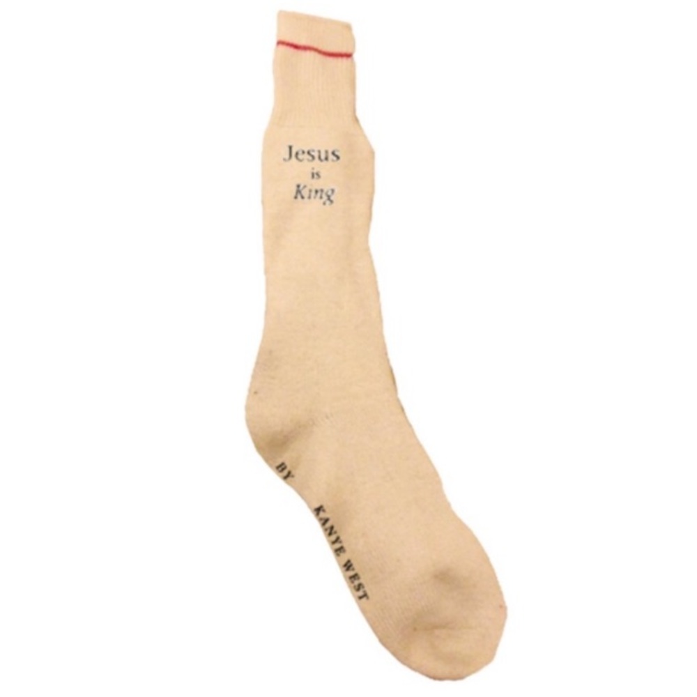 Jesus is King Yeezy socks